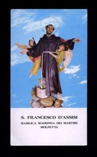 santino-holy card"S.FRANCESCO D'ASSISI-MOLFETTA