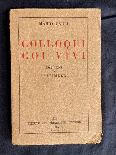 Mario carli colloqui - mario, coi