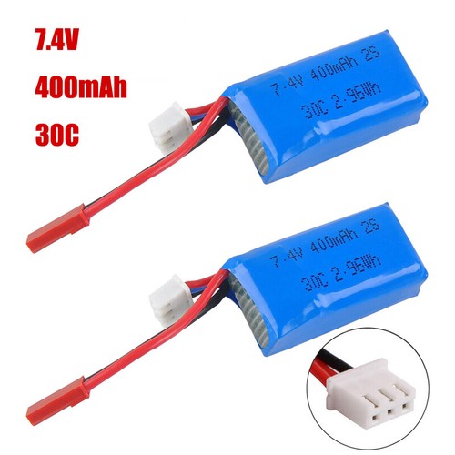 Batteria lipo 400mah 2s - 2x,