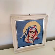 Quadretto Madonna Uncinetto