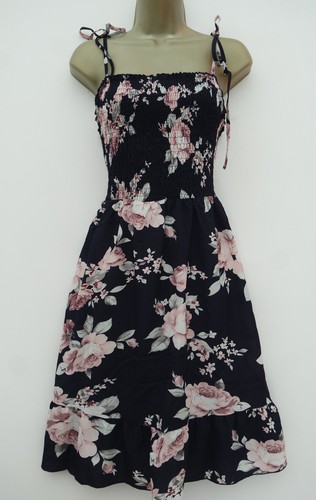 Abito sole shein blu navy - abito,
