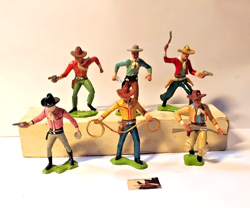 Soldatini marx toys cowboys - toys,