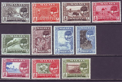 Set malesia malacca 1960 - malesia,