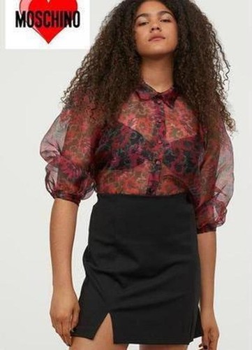Gonna donna moschino nera - nera, lana