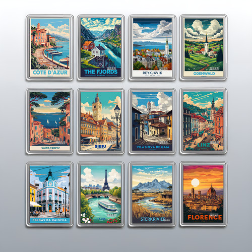 Acrylic travel city holiday - travel,
