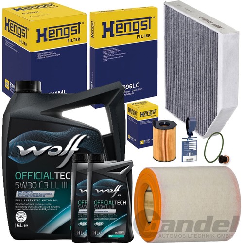 Filtro hengst wolf 5w30 olio - wolf,