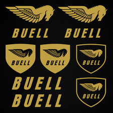 Adesivo Buell cavallo logo