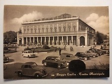 Reggio Emilia - Teatro Municipale. Fiat Topolino. Furgone Trattori Landini.