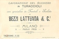 1920 ca MILANO Sughero in
