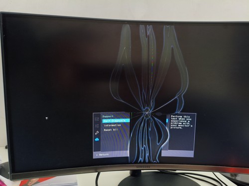 Monitor curvo samsung c24t550 - monitor,