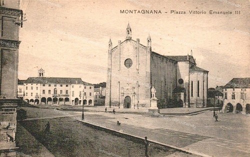 Ds272 cartolina montagnana - cartolina,