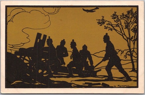 Cartolina epoca wwi arte - cartolina,