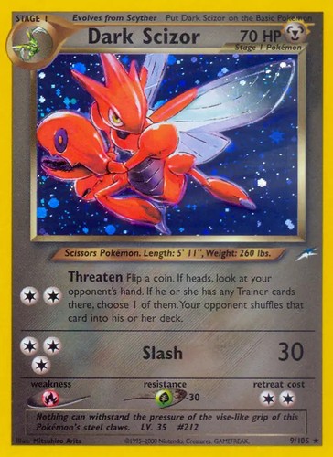 Dark scizor 105 pokemon - scizor,