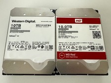 2x Hard Disk 3,5" 10 TB Western Digital SATA NAS WD RED WD100EFAX WD101KFBX