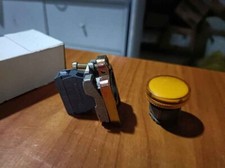 GIACENZA TELEMECANIQUE XB4BV65 LAMPADA SPIA  MODULARE RETROQUADRO GIALLO E10 Ø22