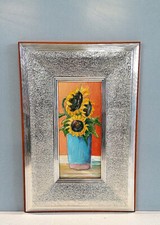 Quadro in Argento, Fiori