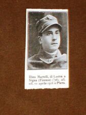 WW1 1a Guerra mondiale 1914-1918 Caduto per la patria Dino Martelli Lastra Signa