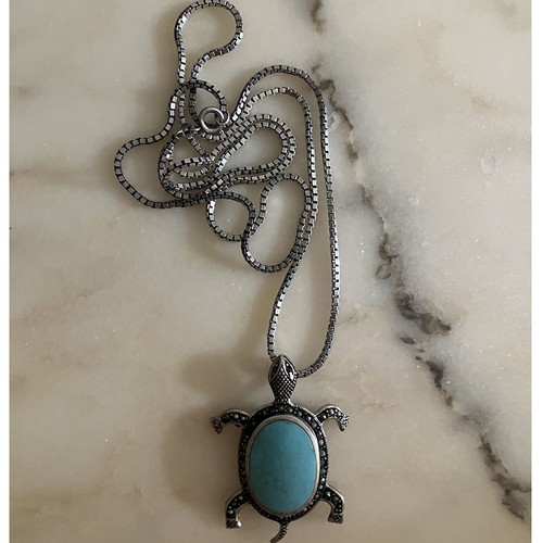 Collana lunga argento con - lunga, in