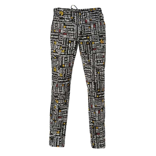 Pantalone cuoco alan menu - cuoco, nero