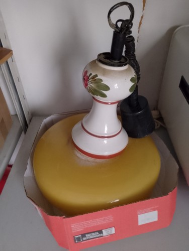 Lampadario anni settanta - lampadario,
