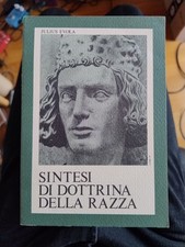 JULIUS EVOLA - Sintesi di Dottrina della Razza Edizioni Di Ar 1978