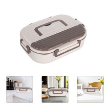 Bento Snack Box Acciaio Inox Contenitore Alimenti Diviso Contenitori Pranzo