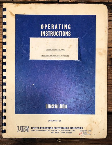 Manuale servizio console - manuale, di