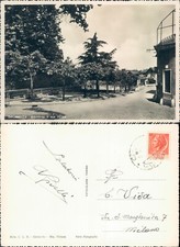 GOLASECCA  ANNI 50 MERAVIGLIOSA PANORAMICA SUI GIARDINI PUBBLICI -64961