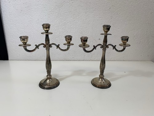 Coppia candelabri candelieri - candelabri,