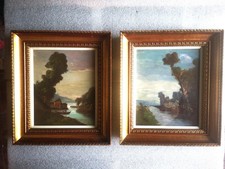 2 quadri Dipinto Paesaggi