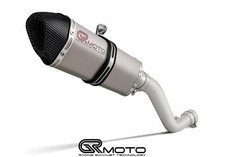 Scarico per Suzuki Gsxr 1000 K7 K8 4-1 2007-2008 GRmoto Carbonio IN Titanio