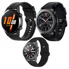 Cinturino silicone Samsung Gear S3 Galaxy Watch 3 4 5 6 Huawei GT2 GT3 PRO GT4 GT2e