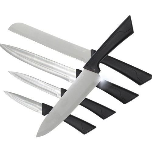 Set coltelli chef - 5, acciaio