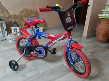 BICI PER BAMBINO SPIDER-MAN - BIKER 12/21 - Bicicletta per Bambino - Rosso/Blu