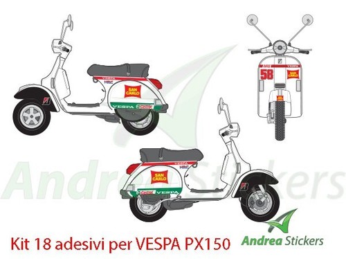 Kit adesivi piaggio - 18,