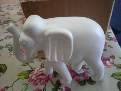 Elefante bianco ceramica - elefante, in