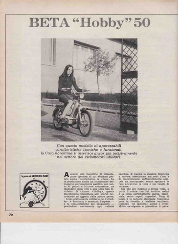 Advertising test ciclomotore - advertising,