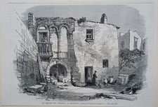 Stampa antica 1869 Brindisi