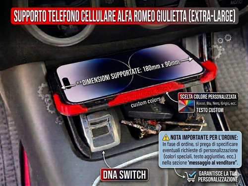 Supporto telefono alfa romeo - alfa,