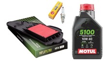 KIT/TAGLIANDO HONDA SH 125 ABS 2013 2014 2015 OLIO MOTUL FILTRO ARIA CANDELA