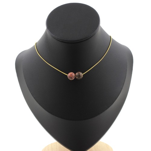 Collana perle diaspro - perle,