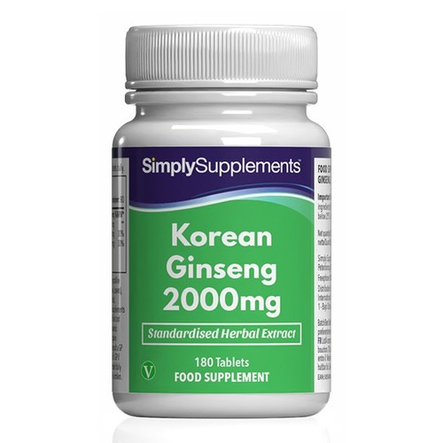 Ginseng coreano 2000mg - 2000mg, 180