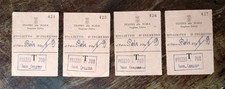 4 TICKETS Teatro La Scala MILANO - ITALIA  RARE Collection Leggere descrizione 