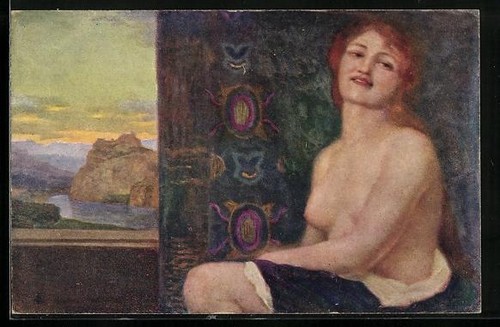 Cartolina artistica fratelli - cartolina,
