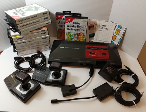 Console sega master system - console,