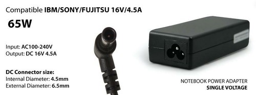 Alimentatore notebook 65w 16v - notebook,