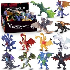 12 Pezzi Drago Giocattolo Set