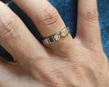 Anello Uomo Acciaio con Doppio