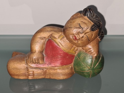 Chinese carved wood figure - carved,