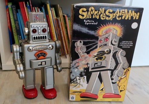 Robot latta smoking - robot, di